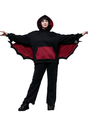 NEW STEADY HANDS Unisex Bat Wing Hoodie